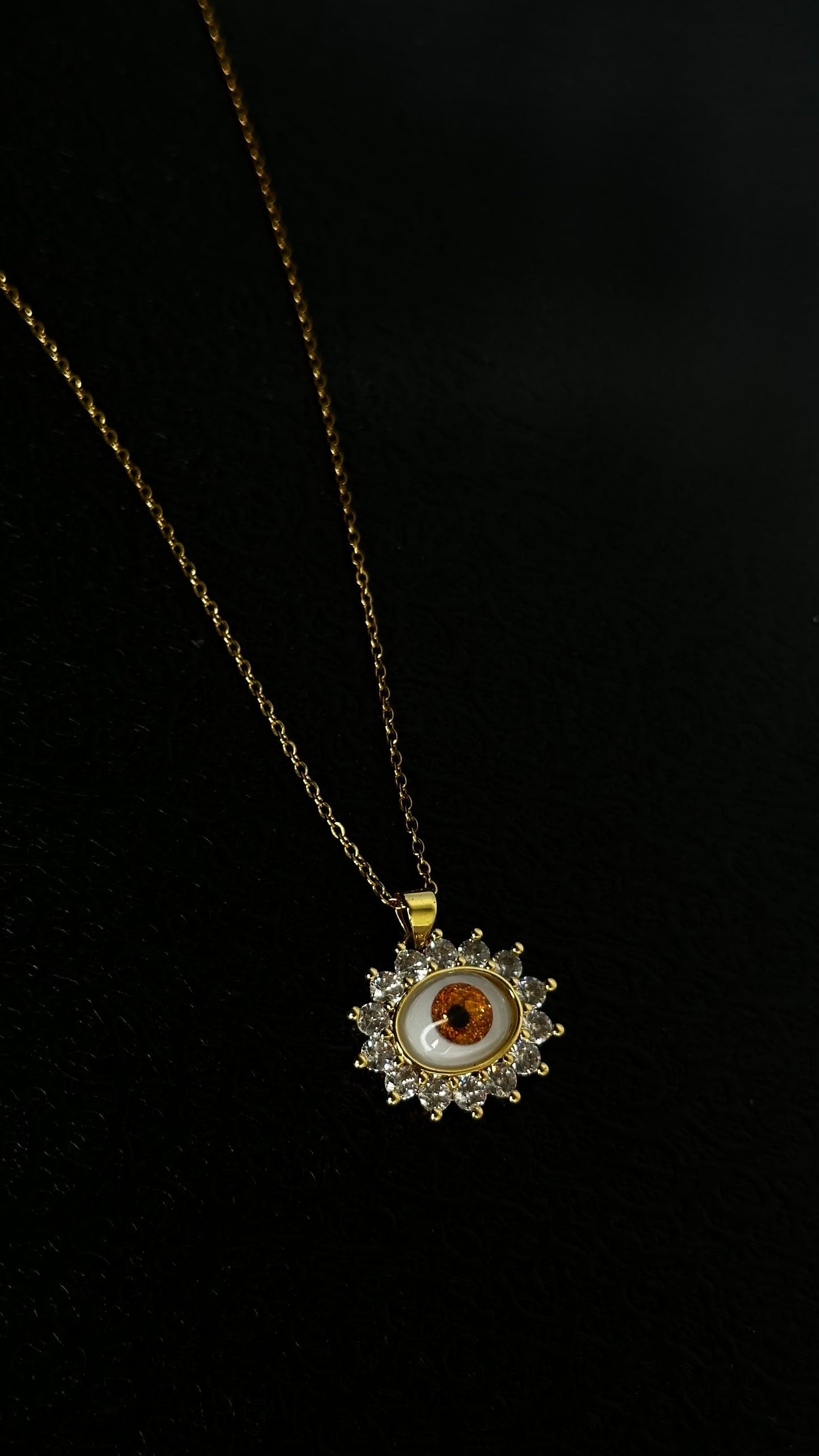 All seeing evil eye necklace - Ewaronkes Jewels