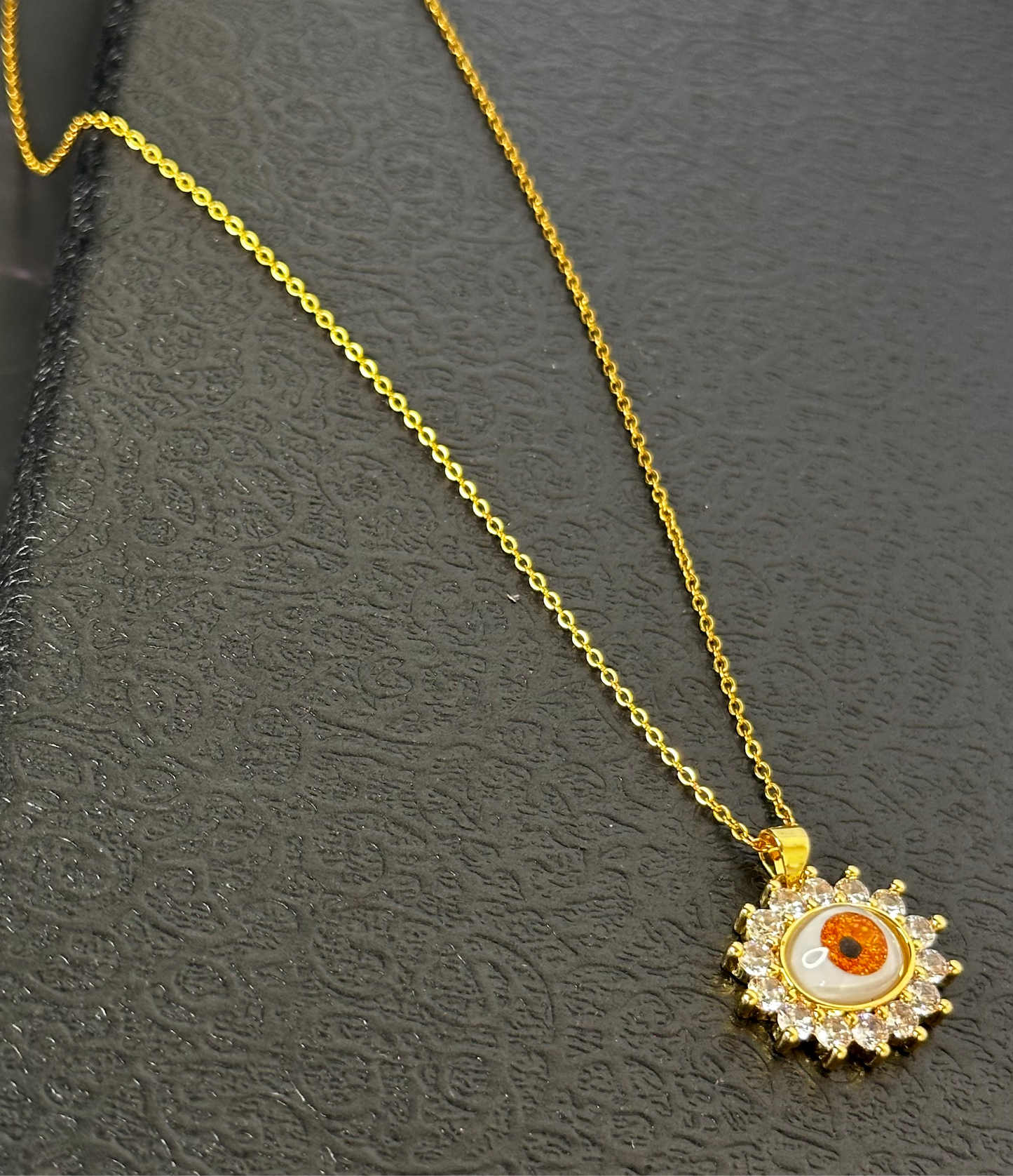 All seeing evil eye necklace - Ewaronkes Jewels