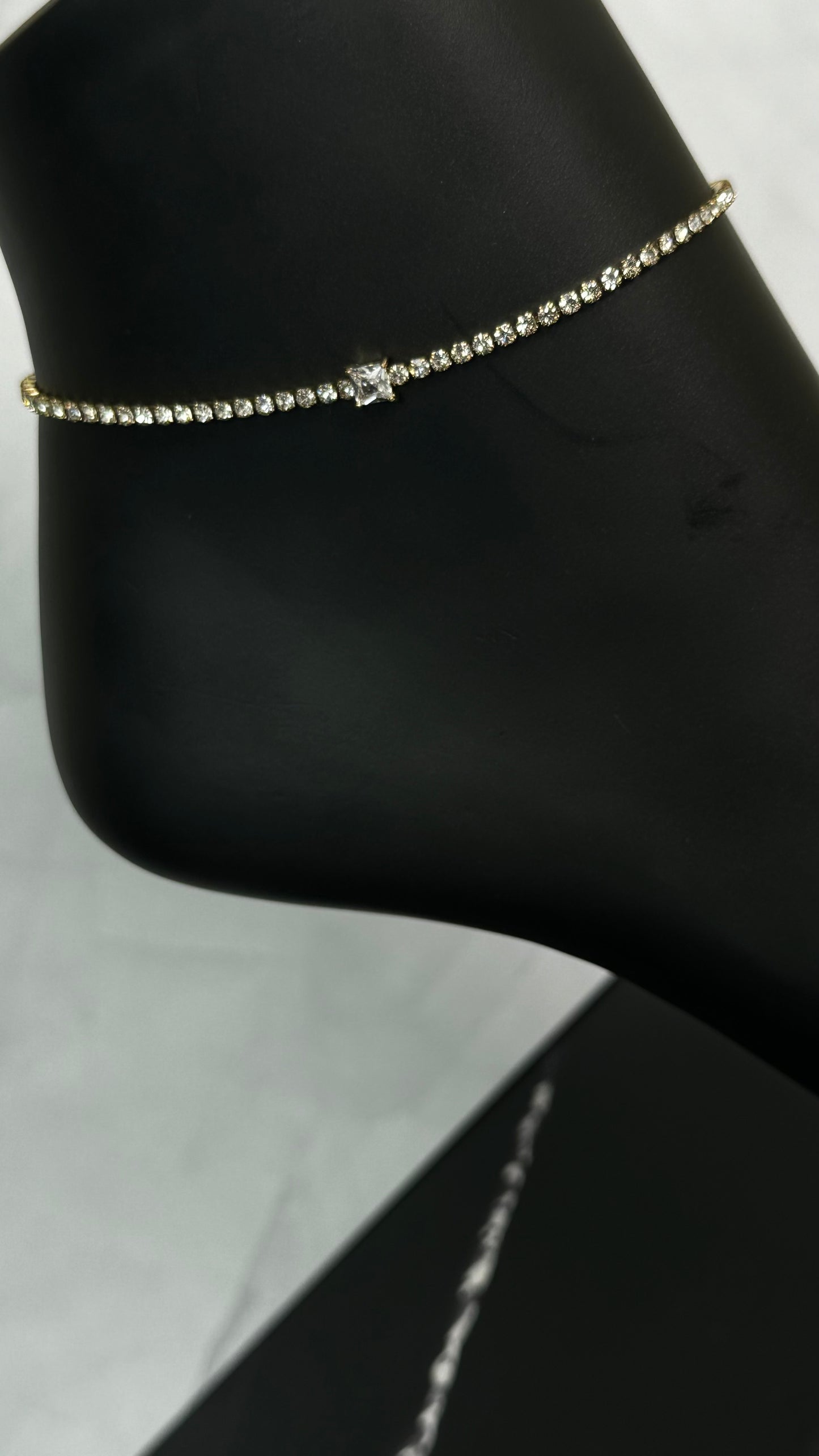 Sola Tennis Chain Anklet - Ewaronkes Jewels