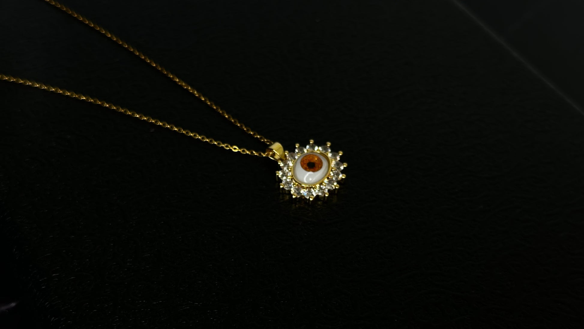 All seeing evil eye necklace - Ewaronkes Jewels