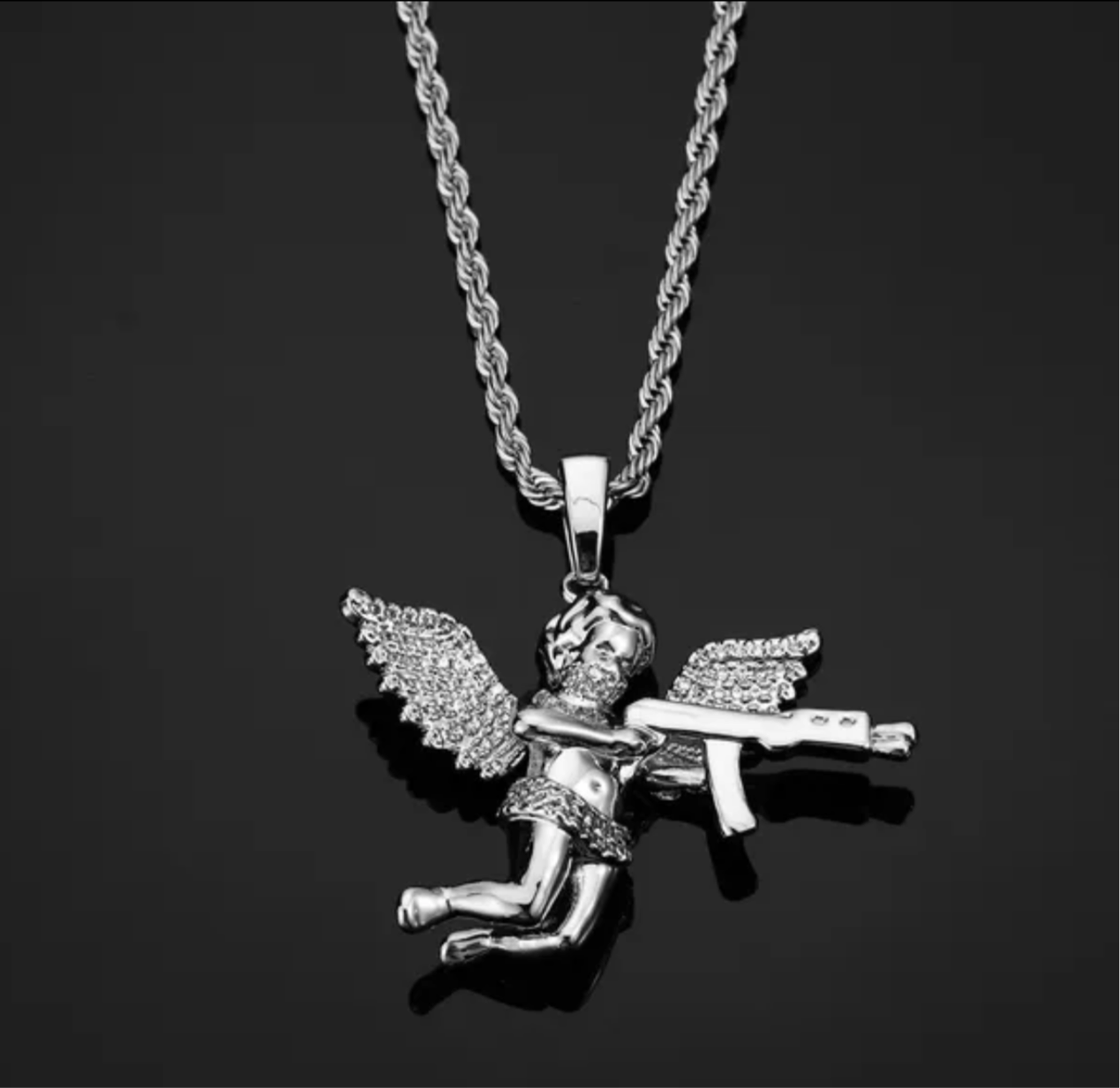 Angel of war Necklace - Ewaronkes Jewels