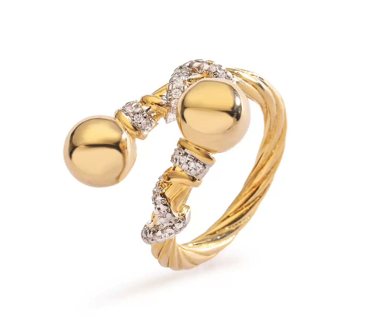 Ball end hugger ring - Ewaronkes Jewels