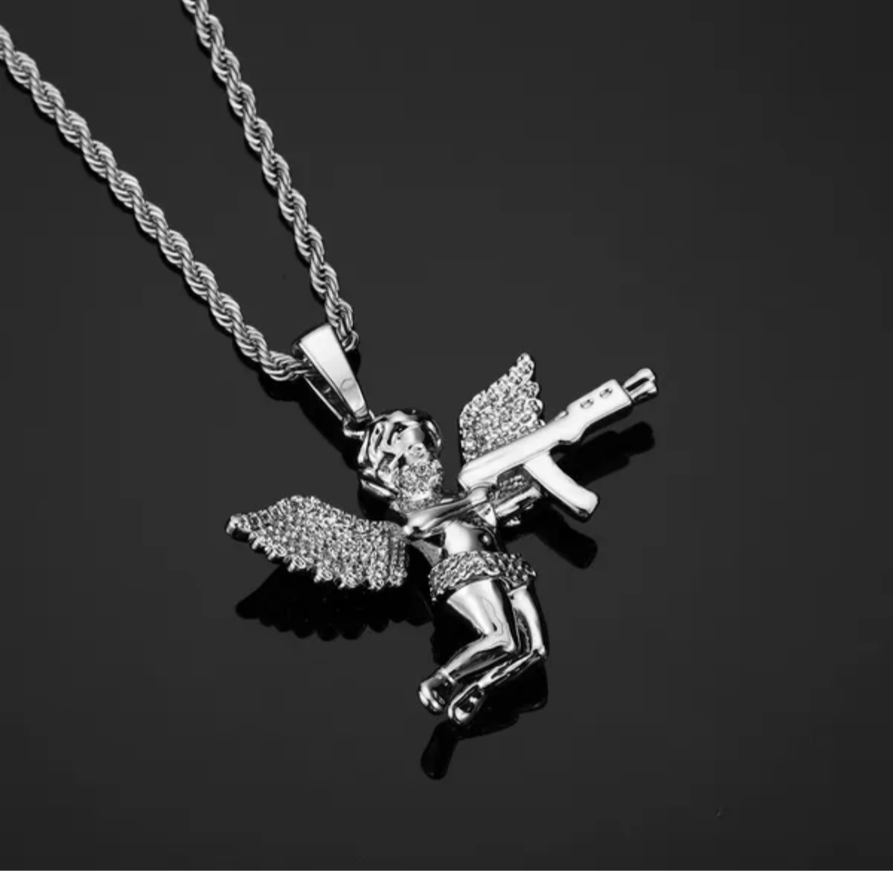 Angel of war Necklace - Ewaronkes Jewels