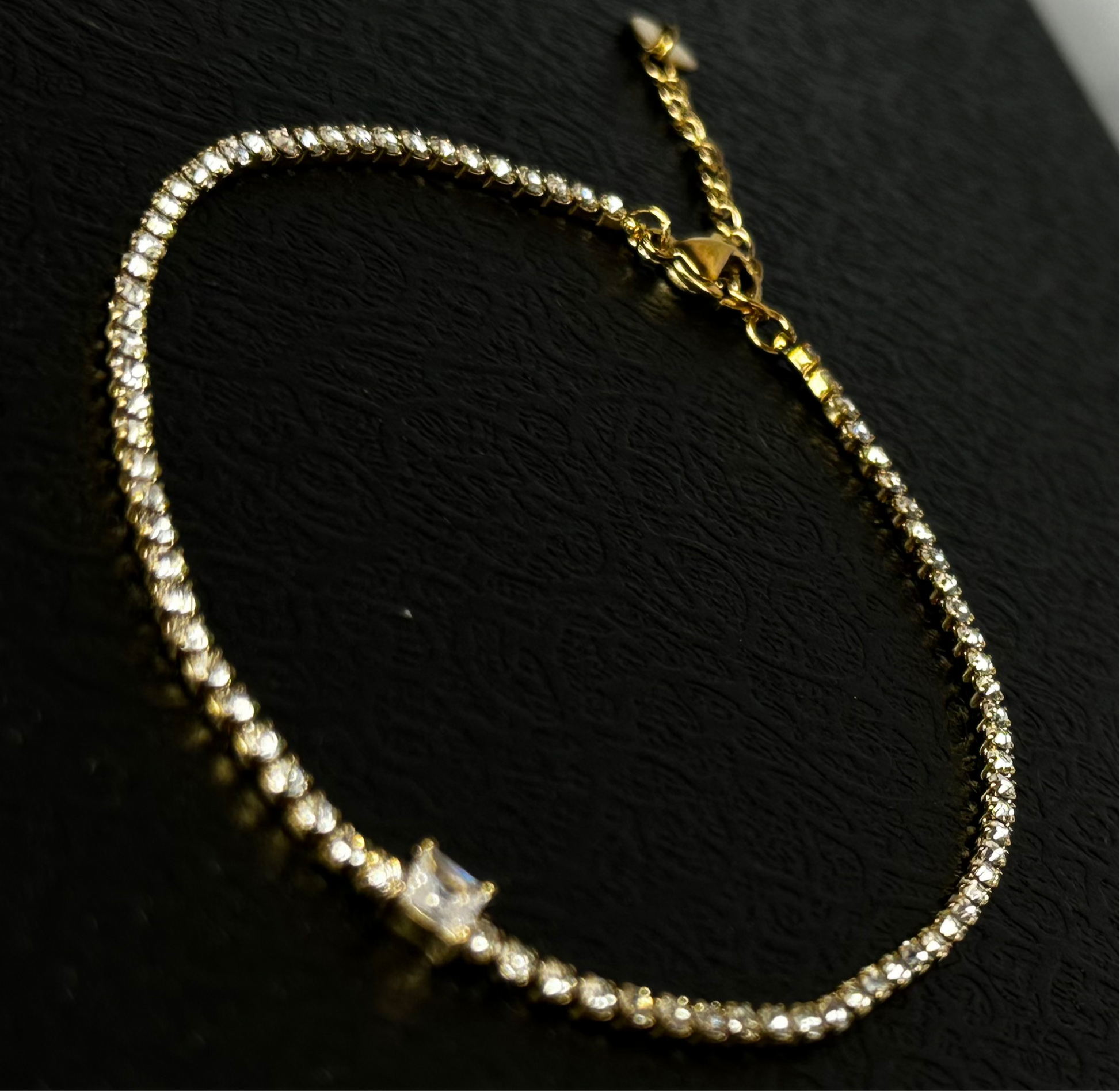 Sola Tennis Chain Anklet - Ewaronkes Jewels