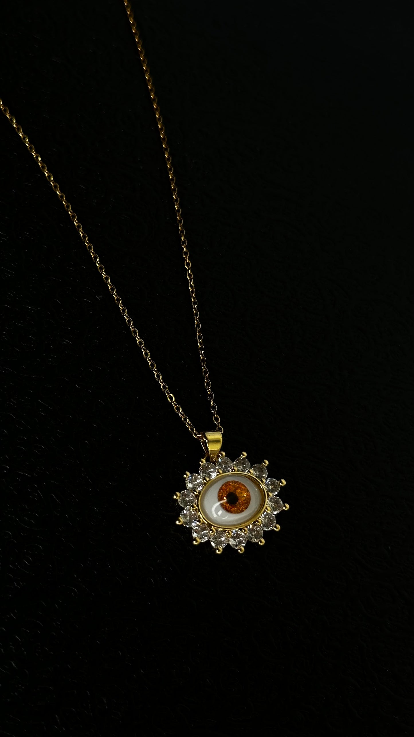 All seeing evil eye necklace - Ewaronkes Jewels