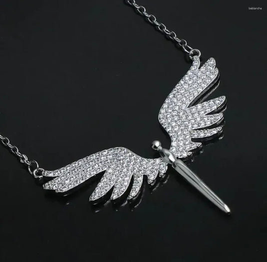 Angel Wing Zicorn Necklace - Ewaronkes Jewels