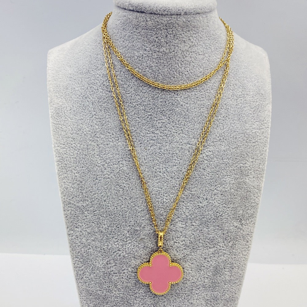 Long clover Necklace