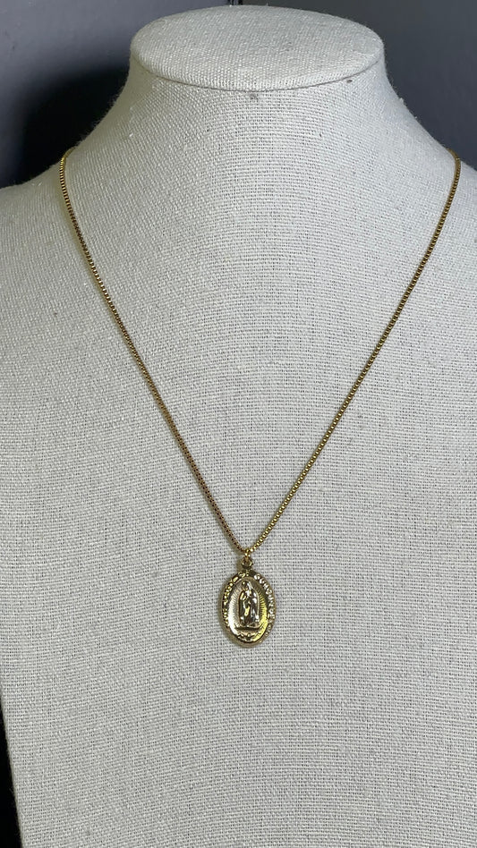 Virgin Mary Steel Necklace - Ewaronkes Jewels