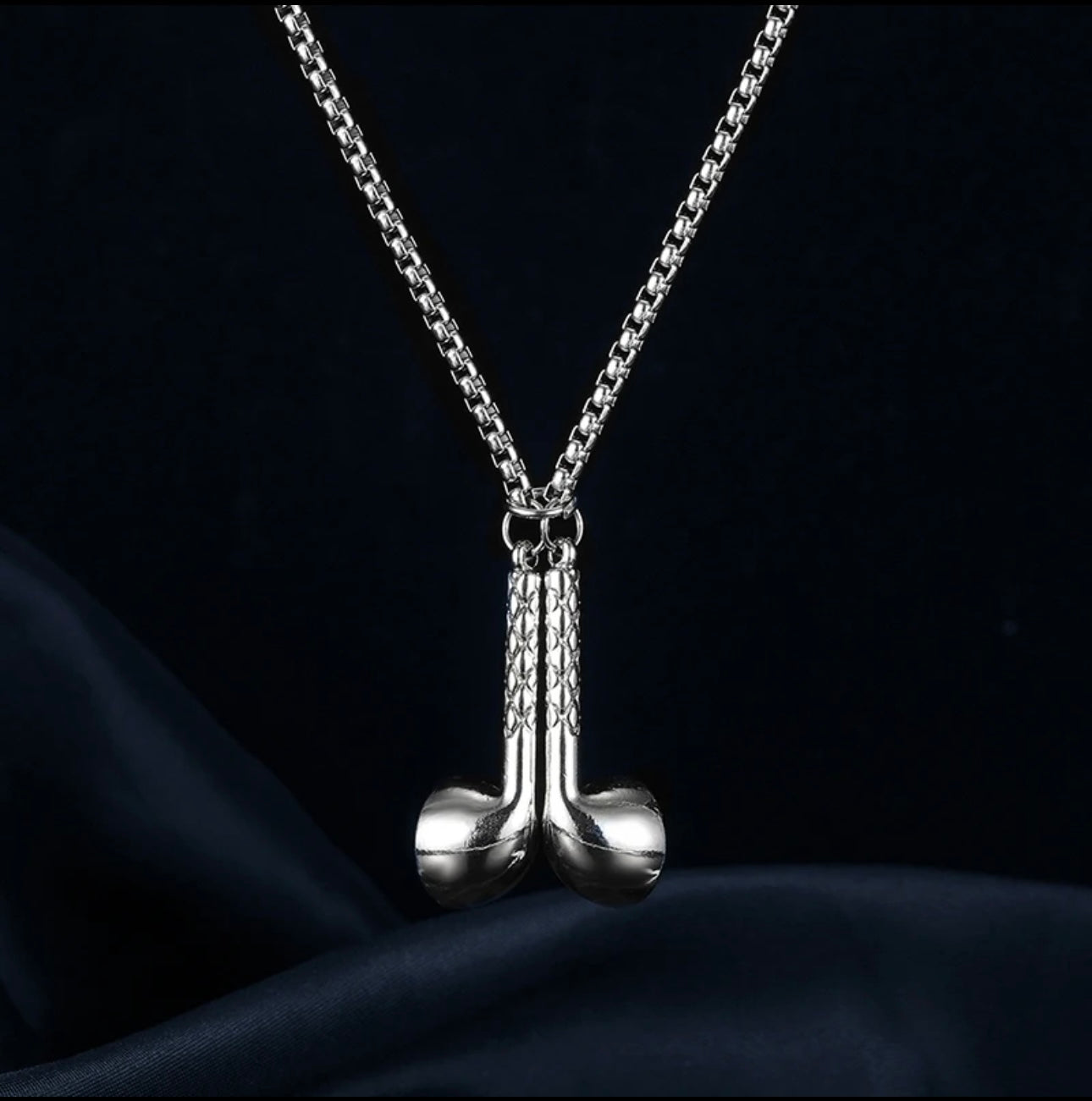 Headphone Stainless steel Necklace - Ewaronkes Jewels