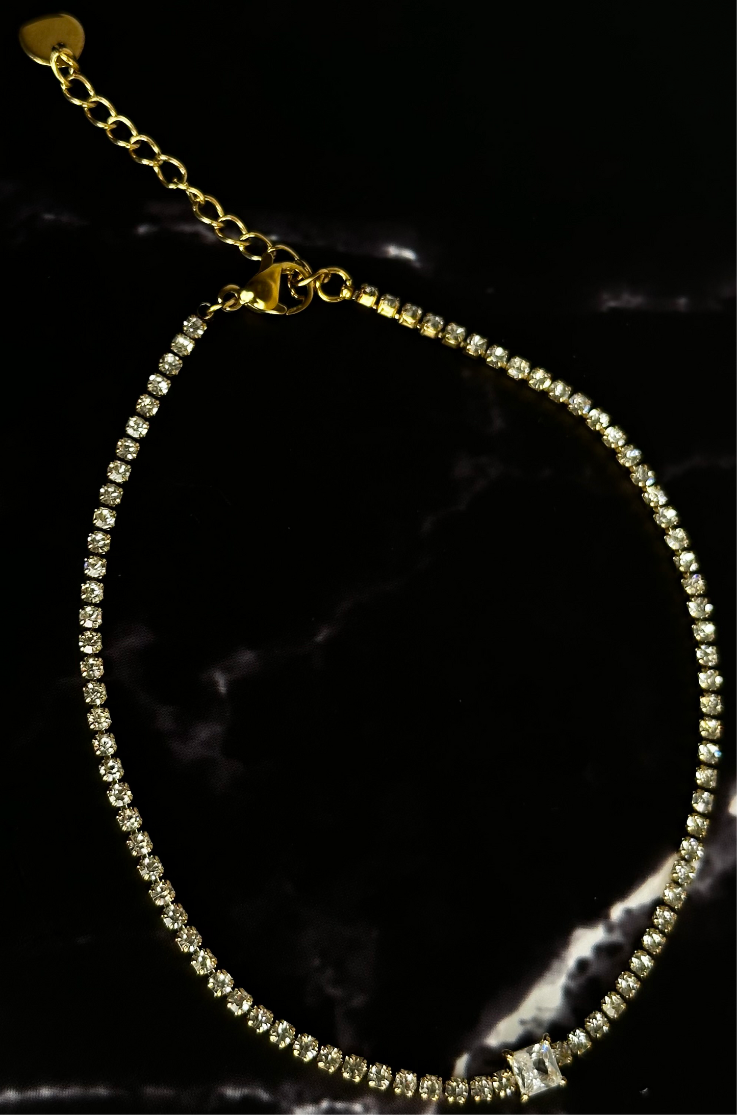 Sola Tennis Chain Anklet - Ewaronkes Jewels