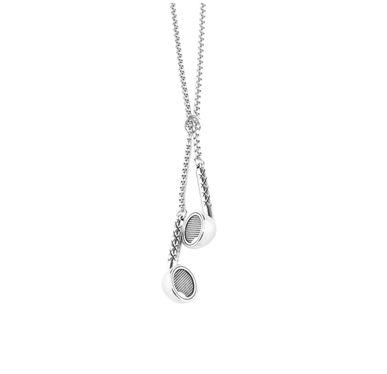 Headphone Stainless steel Necklace - Ewaronkes Jewels