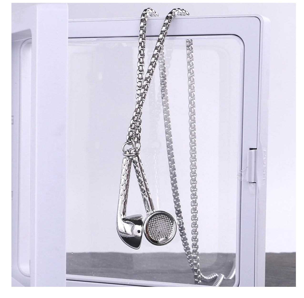 Headphone Stainless steel Necklace - Ewaronkes Jewels