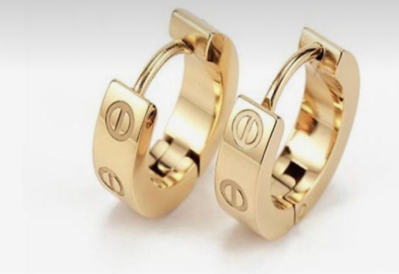 Love hoop earrings - Ewaronkes Jewels